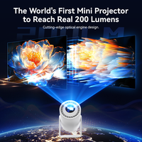 JUNUO Turn 1, Nuevo Proyector Portátil Económico, Wifi 6 Dual, Proyector Inalámbrico para Exteriores, Android 14, Mini Proyector Inteligente 4K