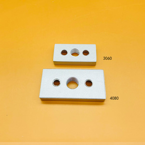 Profile Caster Connecting <b>Block</b> 3060 4080 Aluminum M8 Threaded Hole Industrial Profile <b>Mounting</b> Plate - Product Image 1