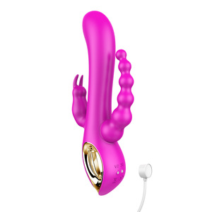 Delove 3 In 1 Konijn Vibrator 10 Vibratie Vibrerende Av Wand Usb Oplaadbare Vrouwelijke Masturbator Clitoris Voor Vrouwen - Product Image 2