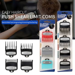 Juego de Peines de Alta Calidad de Plástico ABS y Aluminio para Cortar el Cabello, Accesorios de Peluquería, Peine Guía para Cortapelos - Product Image 2