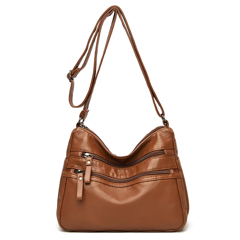 Factory's new fashionable PU leather bag, large capacity single shoulder crossbody bag, wallet, women's handbag