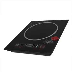 Placa de Inducción Vitrocerámica Ultra Delgada con Anillo, 2000 W, Calentamiento Rápido, un Solo quemador, Cristal Negro - Product Image 2