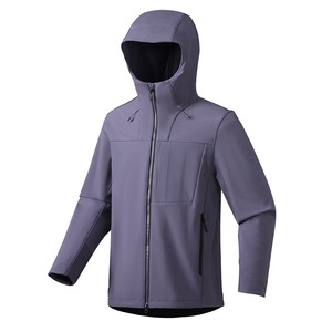 Chaqueta Softshell Unisex con Capucha, Cortavientos, Manga Larga, para Senderismo al Aire Libre - Product Image 1
