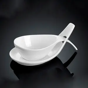 P & T皇家器瓷2合1独特陶瓷盘晚餐陶瓷白色沙拉盘
