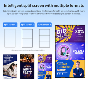 Display Commerciale Ultra Sottile da 2,8 cm con Schermi Multipli Illimitati, 4-Core/8-Core 1080P/4K, Controllo AI Cloud, Garanzia <span class=keywords><strong>di</strong></span> 1 Anno - Product Image 2