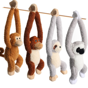 Treo bất cứ nơi nào Thú nhồi bông đồ chơi dễ thương sang trọng khỉ đười ươi lười vượn cáo - Product Image 2