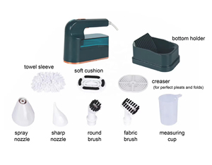 Nettoyeur vapeur multifonctionnel pour la maison, nettoyeur vapeur électrique, nettoyeur vapeur portable haute température pour vêtements - Product Image 2