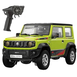 Coche de Control Remoto <span class=keywords><strong>Suzuki</strong></span> <span class=keywords><strong>Jimny</strong></span> 2.4G Proporcional RTR Eléctrico con Sonido, Luces LED y Humo, Escala 1/16, SUV <span class=keywords><strong>RC</strong></span> con Remolque, Juguete de Regalo - Product Image 1