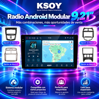 KSOY-12 Radio de voiture Android 12+256 Lecteur multimédia pour voiture Lecteur DVD Android Écran Android 16"