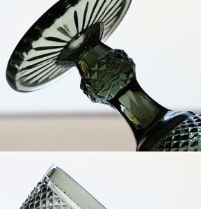 European Embossed Stemmed <b>Wine</b> Glass Multicolor Vintage <b>Goblet</b> Ideal for Wedding Ceremony Home Bar Daily Drinking Table Decor - Product Image 6