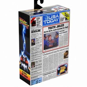 NECA Ritorno al Futuro Action Figure Dr. Emmett Brown Vestiti Gialli 7 Pollici Bambola - Product Image 2