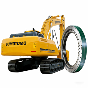 Bearing Putar Excavator untuk Cat Caterpillar Komatsu Hyundai Volvo Hitachi <span class=keywords><strong>Kobelco</strong></span> Doosan Daewoo Sumitomo - Product Image 2