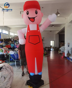 Bán Nhà Máy Trung Quốc Tùy Chỉnh Thực Hiện <span class=keywords><strong>Inflatable</strong></span> Vẫy Tay Cậu Bé Trên Bầu Trời Vũ Công - Product Image 1