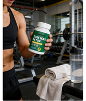 Capsules Détox Slim Max OEM/ODM |   Soutien au nettoyage rapide et sûr |   30 unités |   Sans additifs artificiels |   Complément alimentaire