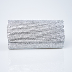 Pochette à bandoulière unique en PU, 6 pouces, doublure polyester, fermeture à rabat, pailletée, pour soirée et robe de soirée - Product Image 1