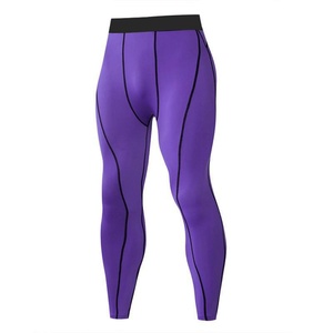 Pantalons de compression en gros pour hommes, vêtements de sport athlétiques, leggings de course à pied, vêtements de fitness et de yoga - Product Image 5