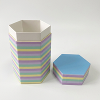 Boîtes en papier octogonales rigides de luxe personnalisées avec logo imprimé, emballages en gros de forme irrégulière pour cadeaux et cosmétiques
