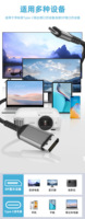 UHD 1M 2M 3m alüminyum alaşımlı örgülü kablo 4K @ 60Hz USB3.1 tipi C DP 1.2 HDTV Video bölücüler dönüştürücüler için DisplayPort kablosu