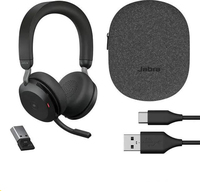 Casque sans fil professionnel Jabra Evolve2 75 360 °   Casque de réunion à distance hybride intelligent Busylight avec capteur