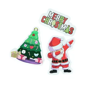 Zy Kerstboom Auto Deur Magnetische Stickers Custom Koelkast Auto Stickers Pvc Auto Magnetische Stickers