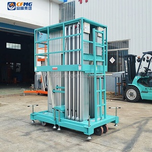 Escalera de elevación hidráulica eléctrica de aluminio con control remoto de uso portátil alimentada por batería, <span class=keywords><strong>precio</strong></span> de fábrica, plataforma de trabajo elevada - Product Image 3