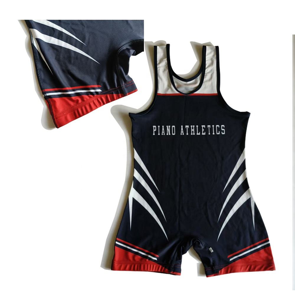 Athlete Boys Wrestling Tights OEM Factory Customized Men's Stretch