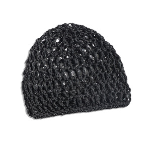 Bonnet <span class=keywords><strong>snood</strong></span> en maille crochetée en rayonne épaisse et courte, couvre-chef décoratif pour <span class=keywords><strong>femme</strong></span>, idéal pour dormir - Product Image 5
