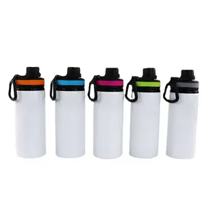 Wholesale new style 20oz Blank Sublimation Handle Sport Water Bottle DIY Printable