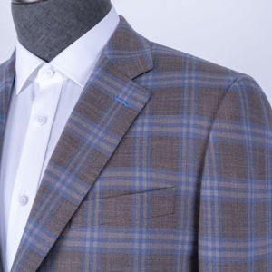 Mantel Hose Offizielle Herren Slim Fits Anzüge Plaid Jacke Casual Designer Hochzeits anzüge für Herren - Product Image 2