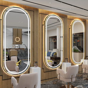 Espejo Luminoso de Pared 2025 para Salón de Belleza, Espejo Especial para Corte de Cabello con Luz, Nuevo Mobiliario para Peluquería MK - Product Image 5