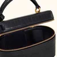 Sac bandoulière femme en cuir poli brillant de haute qualité, style bohème, avec quincaillerie solide, idéal pour le bureau, livraison rapide