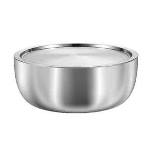 Tazón de acero inoxidable con tapa de 24cm, 26cm, 28cm, 30cm, 32cm, resistente, para cocina, verduras, sopa, amasar masa - Product Image 1