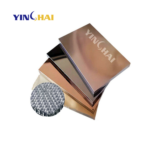 Stainless Steel Mirror Honeycomb Core Sandwich Board Panels Modern Mould-Proof Indoor Use for Hotel Lobby Lounge Bar