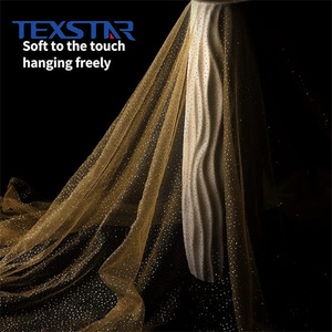 100% Polyester lấp lánh long lanh vải tuyn vải kim loại lưới cho váy váy - Product Image 5