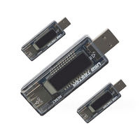Voltímetro USB y amperímetro, cargador, probador de capacidad de batería, probador de corriente y voltaje, 1, 2, 1, 2
