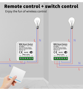 Tuya WiFi +433 10A Relay Switch Module 1 Channel Dry <strong>Contact</strong> <strong>Google</strong> Home Alexa Smart Life <strong>App</strong> Compatible AC 100-240V Smart Home - Product Image 6