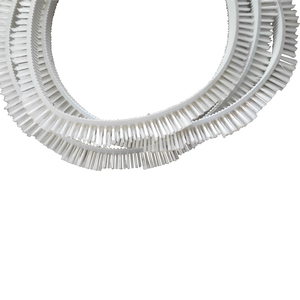 Brosse en nylon plate flexible <span class=keywords><strong>de</strong></span> bande <span class=keywords><strong>de</strong></span> convoyeur <span class=keywords><strong>de</strong></span> poulies d'entraînement normalisées pour l'industrie <span class=keywords><strong>textile</strong></span> - Product Image 2