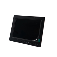 Reloj Electrónico de 8 Pulgadas con Botón Frontal y Versión de Voz, Molde Privado, Reproducción de Video 800*600, Plástico ABS, Compatible con AVI y MP3, Multiformato