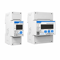 Compteur d'énergie triphasé 3*CT Sensor Bidirectionnel avec communication 9600bps, compteur numérique d'énergie en Watt-heure pour système solaire photovoltaïque