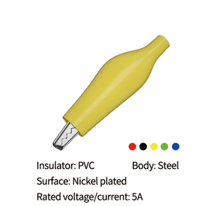 مشبك تمساح غطاء واقي صغير/متوسط/كبير برغي مقبض فردي/مشبك فردي للشحن الحالي - Product Image 2