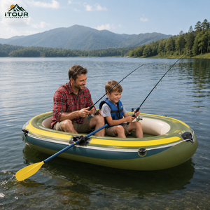 <span class=keywords><strong>Kayak</strong></span> Inflable para 2 Personas, Resistente, de PVC, Plegable, para Pesca, Recreación, Deportes Acuáticos, Venta Directa de Fábrica - Product Image 5