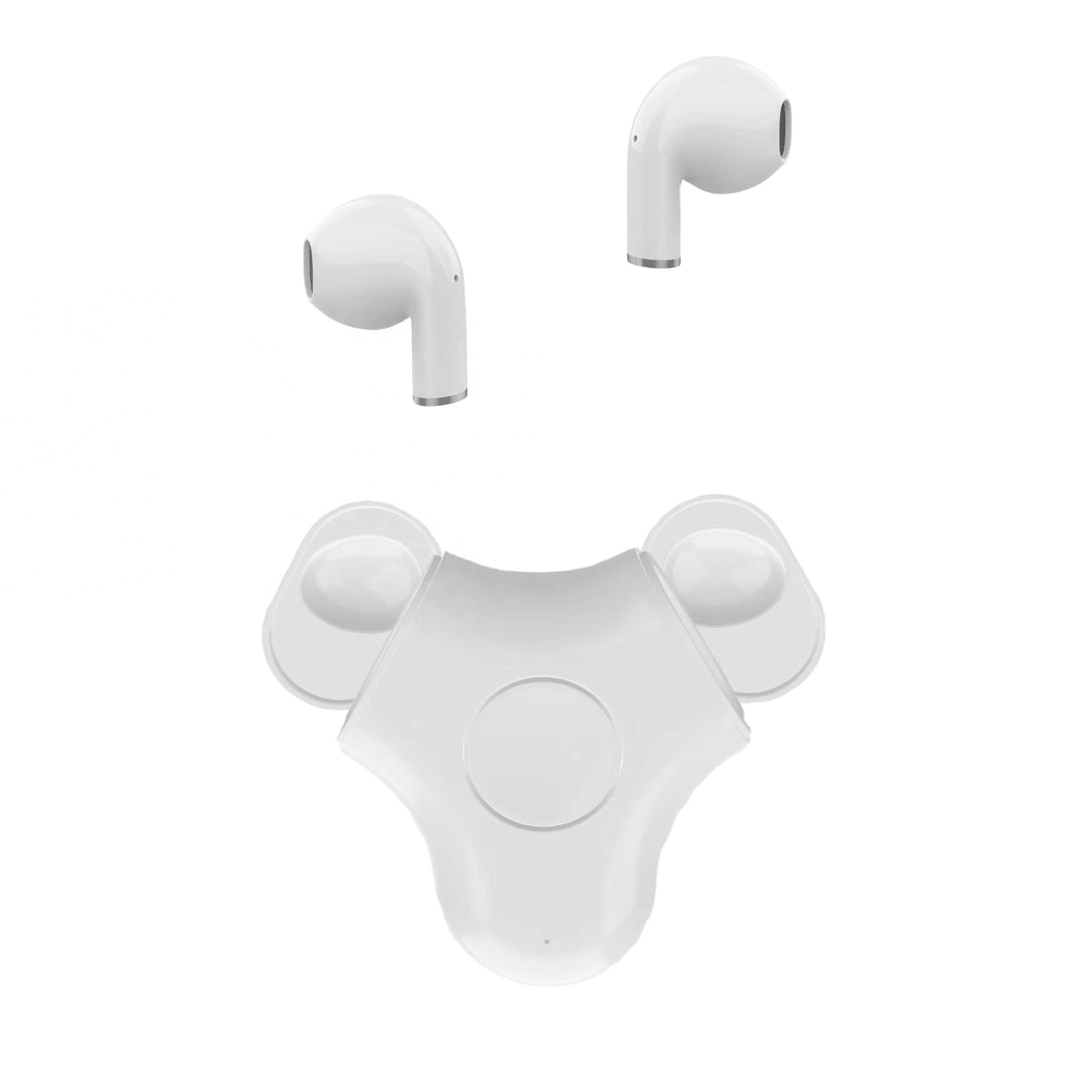 Hot Sale TWS Multi-Function Wireless Headphones triangle Fidget Spinner Fingertip Gyro Bluetooth Headset Ear phones Earbud ZG013
