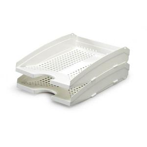 DURABLE - 1701626060 Trend <b>letter</b> <b>tray</b>, stackable, A4 and C4 size, 250x70x337 mm (multi-pack) DESK ACCESSORIES - Product Image 1