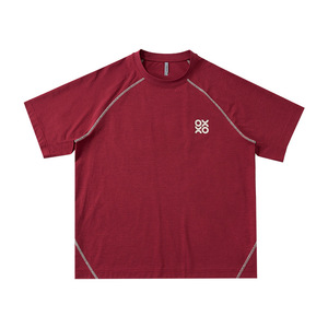 Camiseta deportiva de secado rápido con bloques de color, novedad de verano 2026, top deportivo para correr al aire libre con protección solar - Product Image 1
