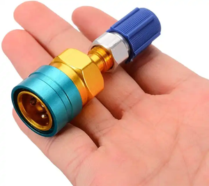 R1234YF a lato basso accoppiatore rapido raccordo per tubo refrigerante adattatore rapido per riempimento idraulico - Product Image 4