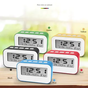 Smart Digital alarm clock with countdown timer desk Table Clock for Bedroom office desktop despertador reloj logo custom