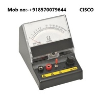Medidor de Micro Ohm Instrumento de Medición de Resistencia Eléctrica Hecho de Metal Duradero Esencial para Análisis de Circuitos