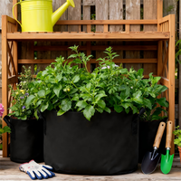 Sacs de culture modernes en feutre Horyard, épais, respirants, biodégradables, écologiques, durables, avec poignées, pour jardin, fleurs et pépinières