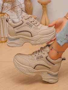 Mules à plateforme de 8 cm avec talon compensé caché, style vintage, confortables et polyvalentes, chaussures décontractées idéales pour les petites femmes - Product Image 2