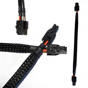 Fabrieksautobouw elektronische PVC-geïsoleerde 2-polige 6,3 mm connector elektrische bedradingssysteem - Product Image 6